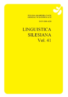 LINGUISTICA SILESIANA