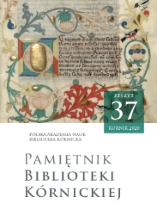 Pamiętnik Biblioteki Kórnickiej