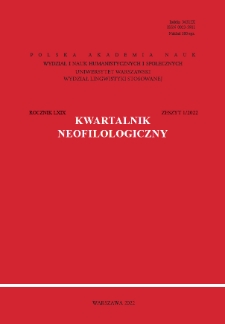 Kwartalnik Neofilologiczny