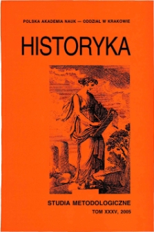 Historyka Studia Metodologiczne