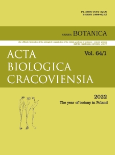 Acta Biologica Cracoviensia s. Botanica