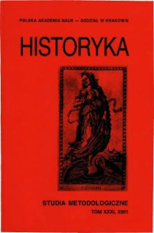 Historyka Studia Metodologiczne