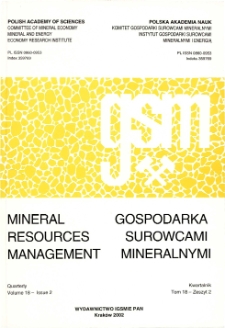 Gospodarka Surowcami Mineralnymi - Mineral Resources Management