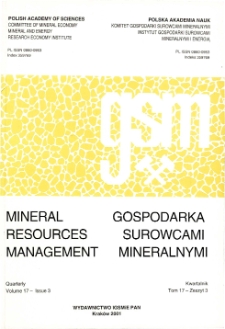 Gospodarka Surowcami Mineralnymi - Mineral Resources Management