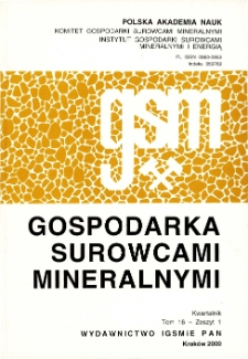 Gospodarka Surowcami Mineralnymi - Mineral Resources Management