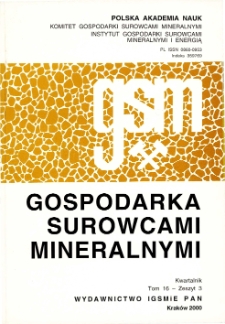 Gospodarka Surowcami Mineralnymi - Mineral Resources Management