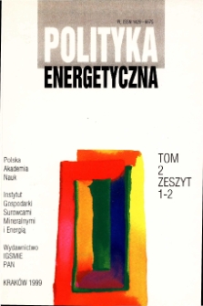 Polityka Energetyczna - Energy Policy Journal