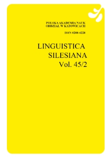 LINGUISTICA SILESIANA