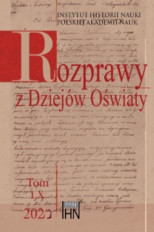 Rozprawy z Dziejów Oświaty