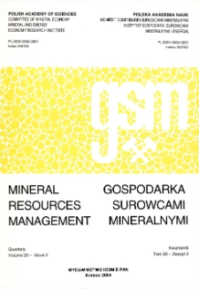 Gospodarka Surowcami Mineralnymi - Mineral Resources Management
