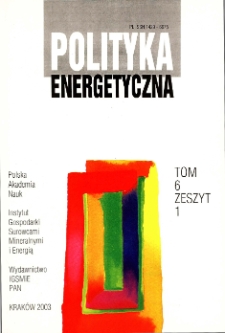 Polityka Energetyczna - Energy Policy Journal