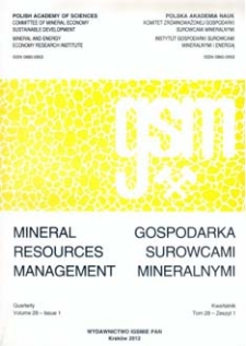 Gospodarka Surowcami Mineralnymi - Mineral Resources Management
